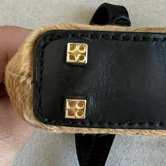 Kate Spade Made in Italy Dot Noel Calf Hair Bag with Leather Straps Rare Vintage - Picture 10 of 12